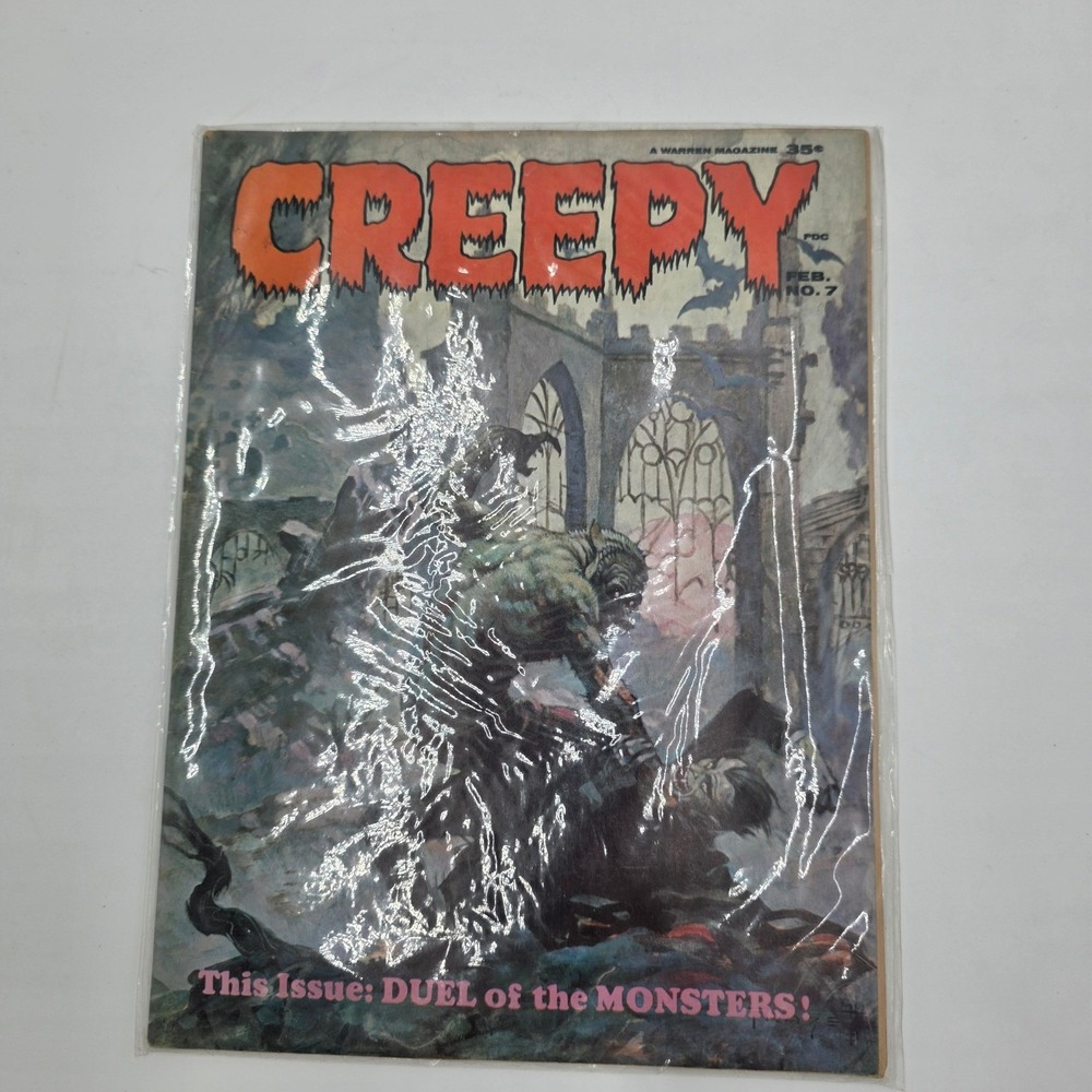 Creepy Magazine No. 7 Feb‎ 1966 Warren Publishing Duel of the Monsters Horror